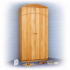 JONAS Kleiderschrank 2-türig, Ansicht 2