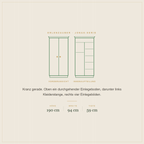 JONAS Kleiderschrank 2-türig, Ansicht 4