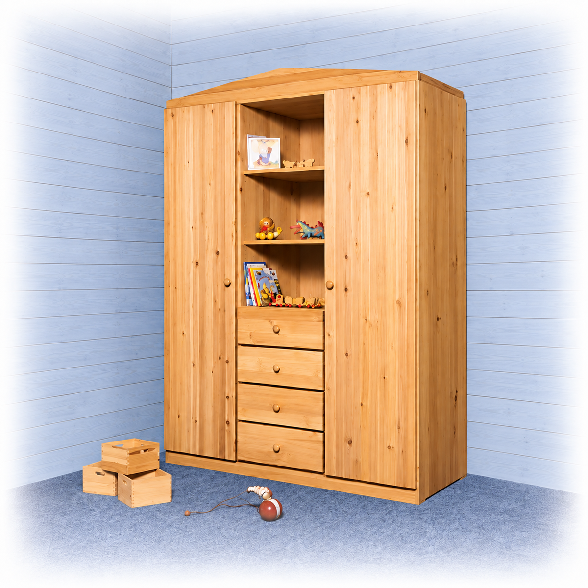 JONAS Kleiderschrank 3-teilig