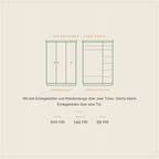 LUNA Kleiderschrank, Ansicht 3