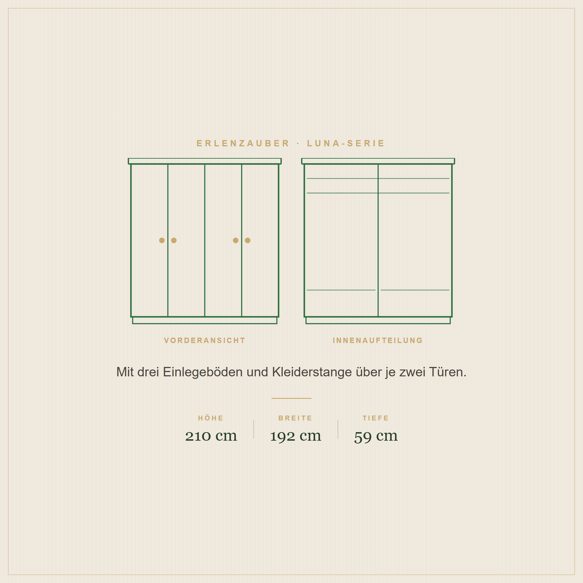 LUNA Kleiderschrank, Ansicht 4