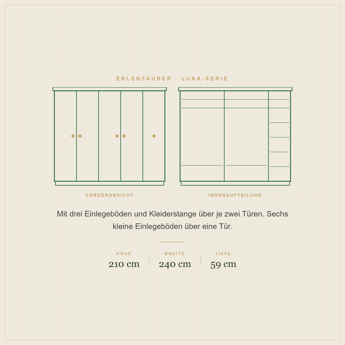 LUNA Kleiderschrank, Ansicht 5