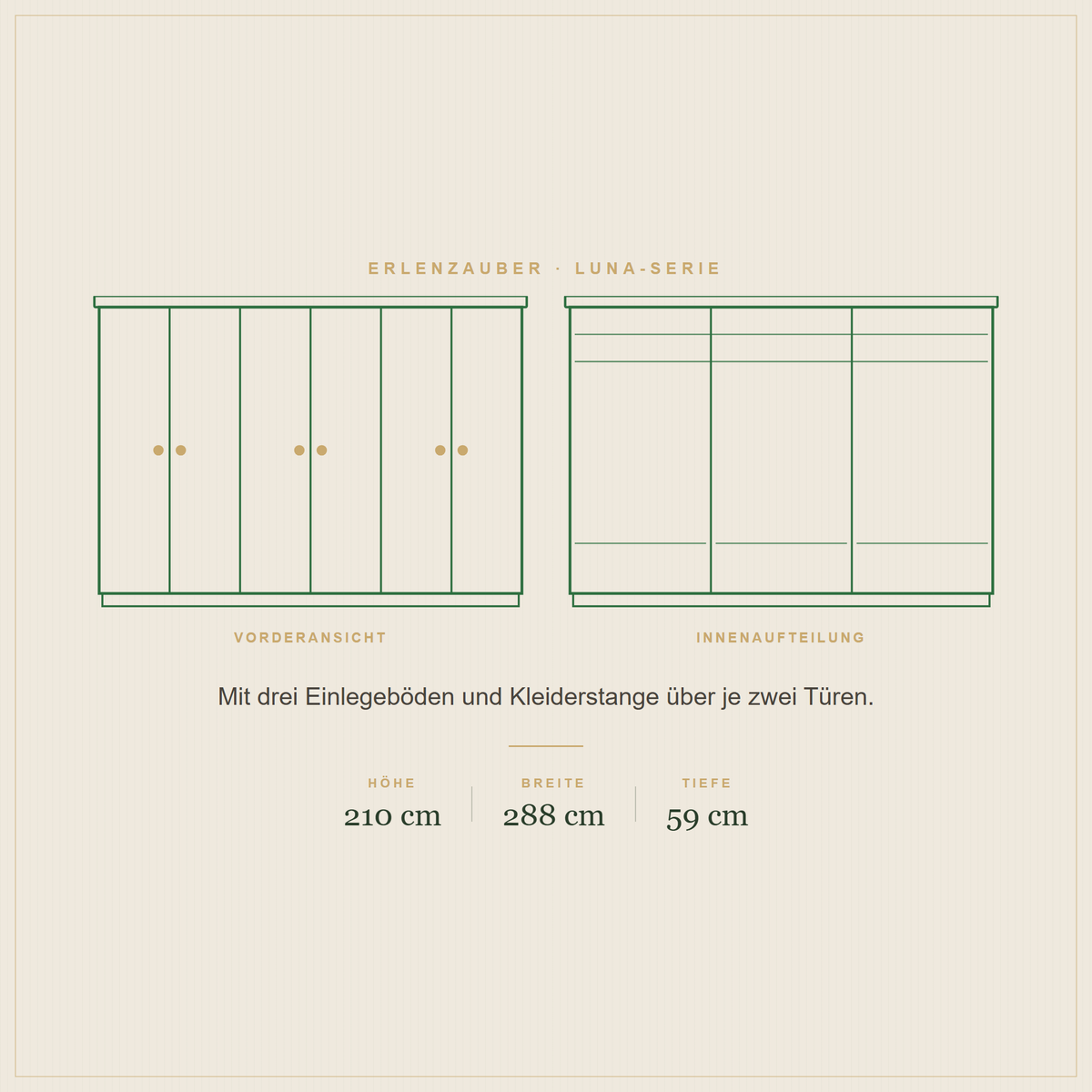 LUNA Kleiderschrank, Ansicht 7