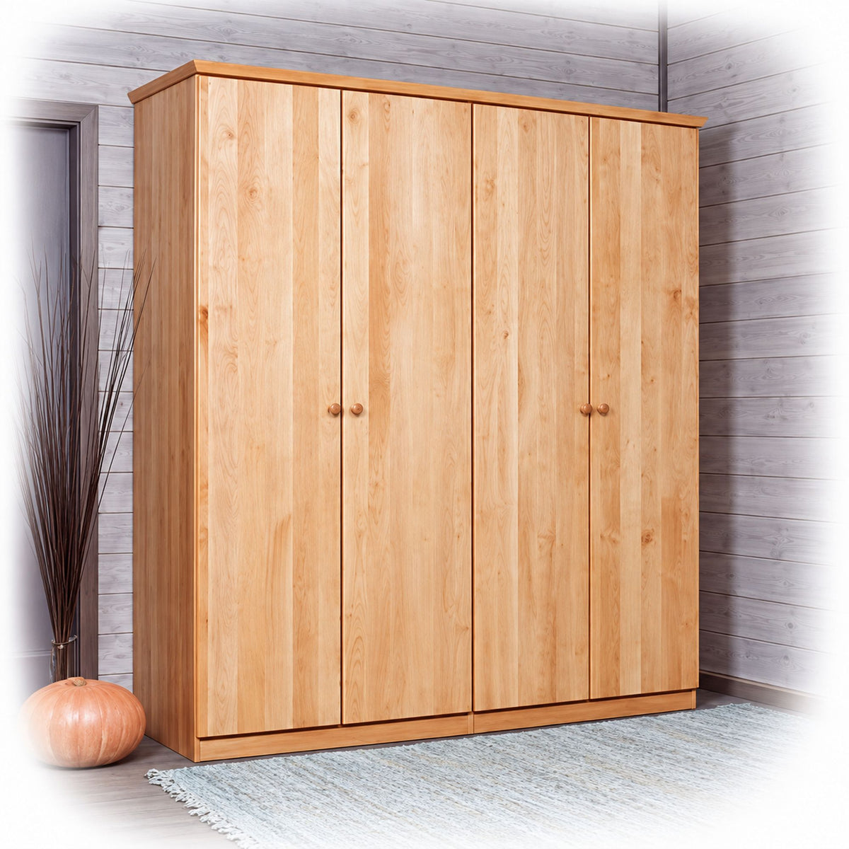 LUNA Kleiderschrank 4-türig